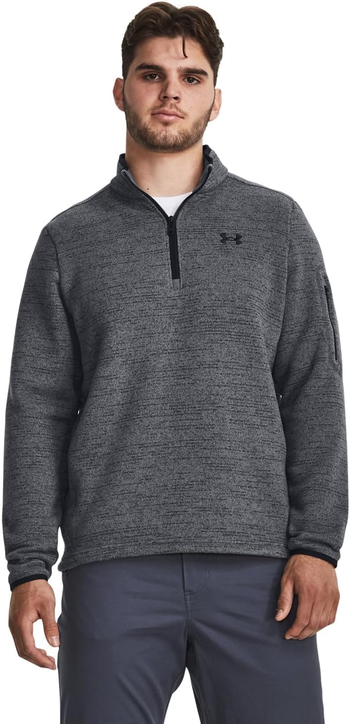 Under Armour мужская флисовая толстовка с молнией на четверть, (012) Pitch Gray/Black/Black
Under Armour мужская флисовая толстовка с молнией на четверть, (012) Pitch Gray/Black/Black