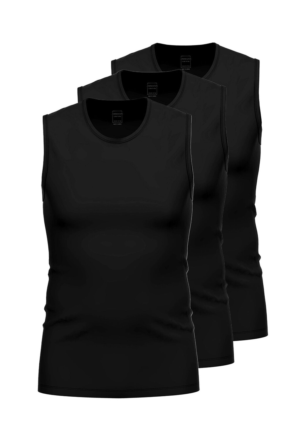 Майка/майка, 3 шт. Close to you AMMANN, черный
Майка/майка, 3 шт. Close to you AMMANN, черный