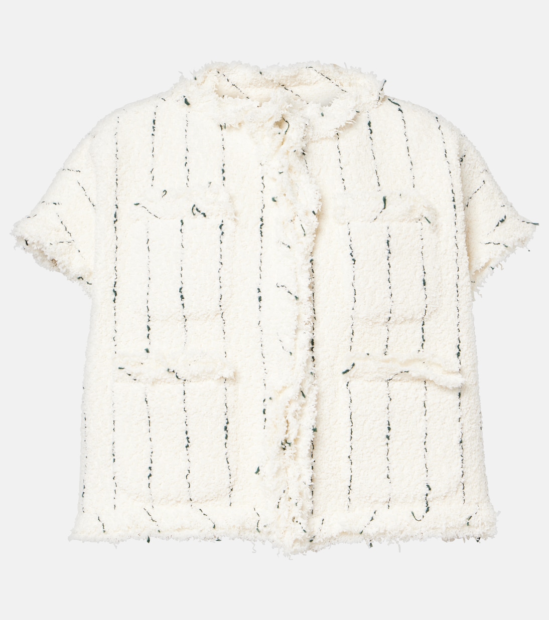 Твидовый жилет Sacai, белый
Твидовый жилет Sacai, белый