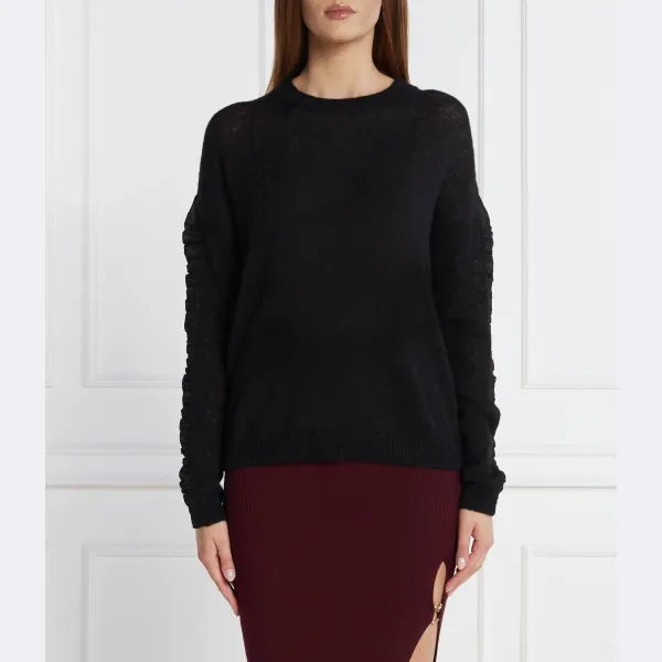 Шерстяной свитер обычного кроя Pinko, черный
Шерстяной свитер обычного кроя Pinko, черный