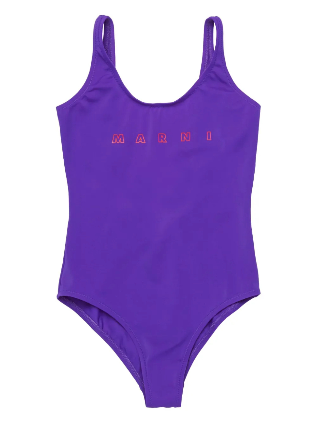 Купальник с логотипом Marni Kids, фиолетовый 
Купальник с логотипом Marni Kids, фиолетовый