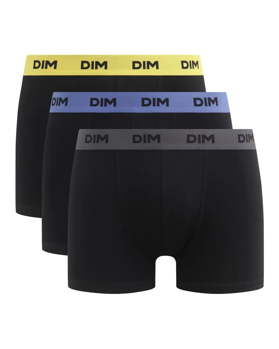 Набор из 2 эластичных хлопковых боксеров разноцветных с принтованной резинкой Dim, черный
Набор из 2 эластичных хлопковых боксеров разноцветных с принтованной резинкой Dim, черный