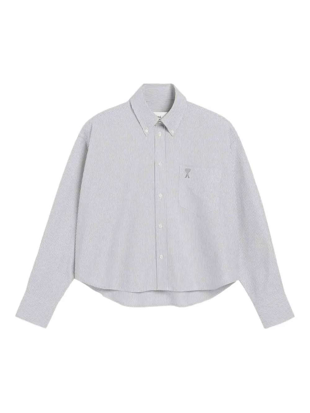 Укороченная рубашка AMI Paris, синий
Укороченная рубашка AMI Paris, синий