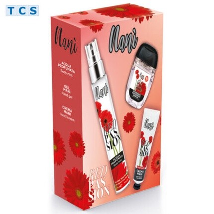 Подарочный набор Nangќ Red Passion: ароматный спрей для тела, гель для рук и крем для рук, Nani
Подарочный набор Nangќ Red Passion: ароматный спрей для тела, гель для рук и крем для рук, Nani