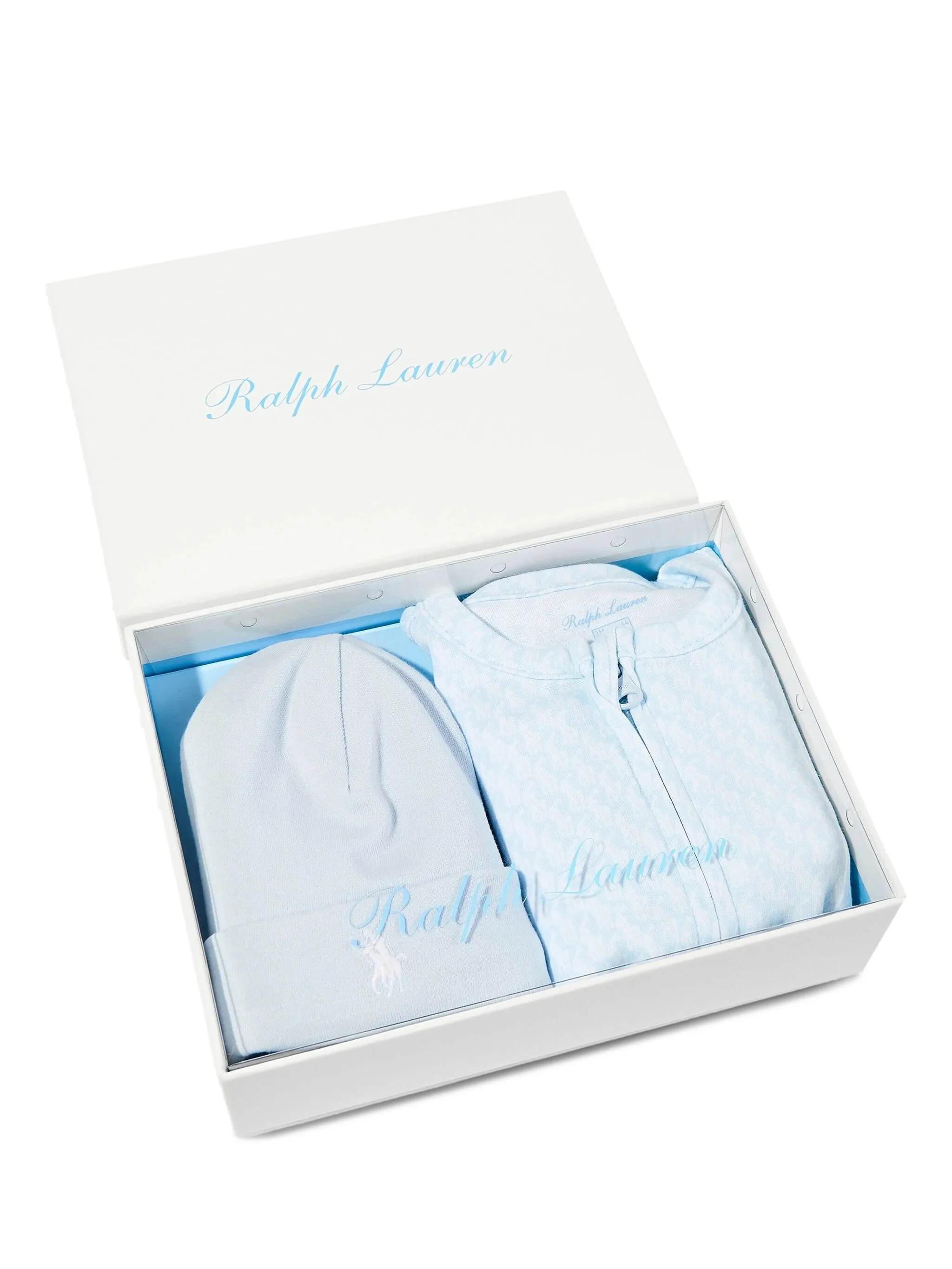 Комплект для новорожденного с логотипом Polo Ralph Lauren Kids, синий
Комплект для новорожденного с логотипом Polo Ralph Lauren Kids, синий