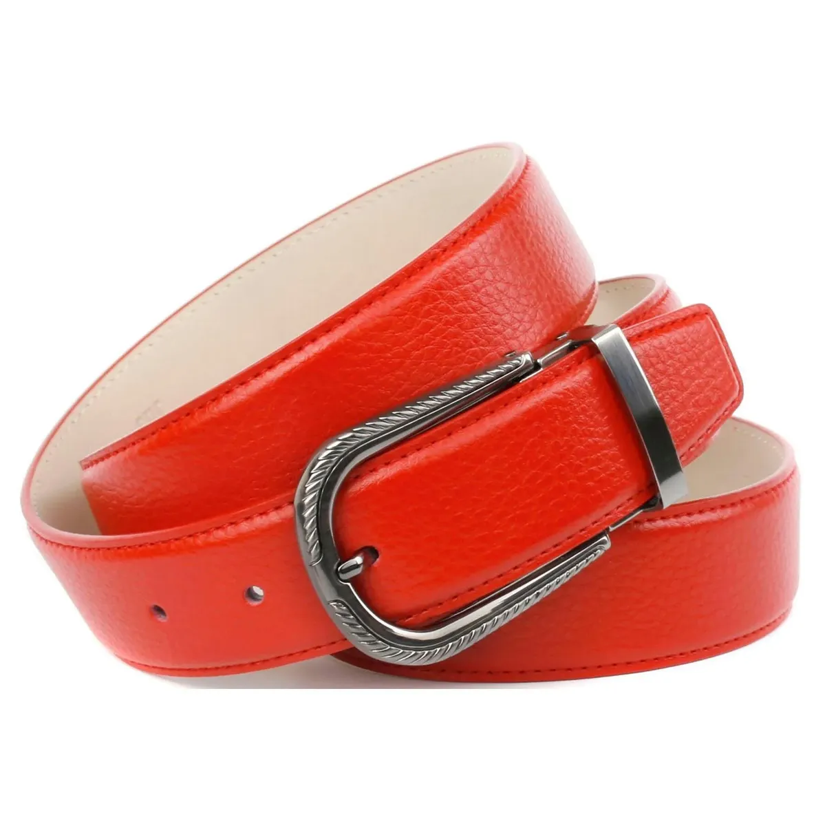 Красный кожаный ремень Anthoni Crown с застежкой из черного бриллианта, красный
Красный кожаный ремень Anthoni Crown с застежкой из черного бриллианта, красный