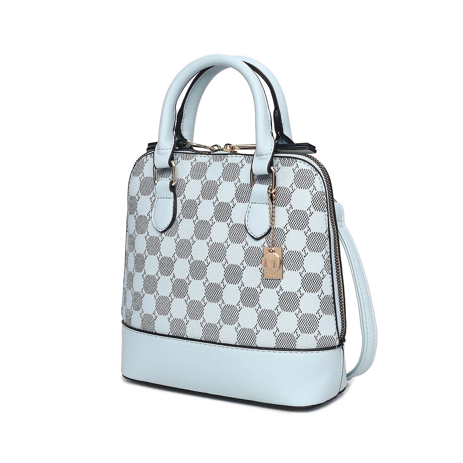 Женская сумка-саквояж Marjorie с круглым принтом от Mia K MKF Collection By Mia K., светло-голубой
Женская сумка-саквояж Marjorie с круглым принтом от Mia K MKF Collection By Mia K., светло-голубой