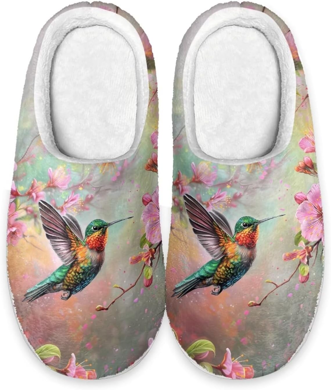 Женские домашние тапочки Forchrinse с милым 3D мопсом, теплые уютные тапочки, мужские домашние туфли, мягкие плюшевые пушистые тапочки для дома и улицы с противоскользящей подошвой, Hummingbird Floral
Женские домашние тапочки Forchrinse с милым 3D мопсом, теплые уютные тапочки, мужские домашние туфли, мягкие плюшевые пушистые тапочки для дома и улицы с противоскользящей подошвой, Hummingbird Floral