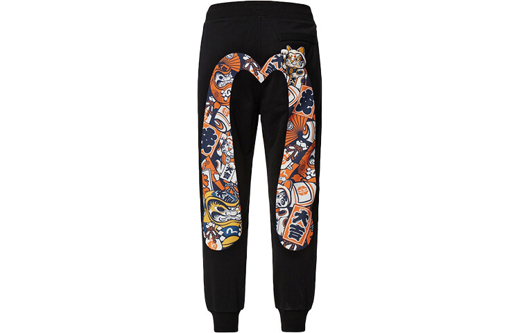 Мужские трикотажные спортивные штаны EVISU, Черный
Мужские трикотажные спортивные штаны EVISU, Черный