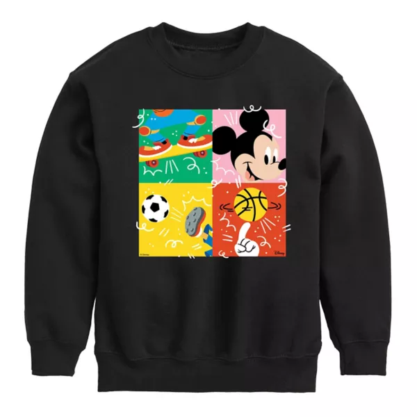 Спортивная флисовая толстовка с Микки и друзьями для мальчиков 8-20 лет Disney, черный
Спортивная флисовая толстовка с Микки и друзьями для мальчиков 8-20 лет Disney, черный