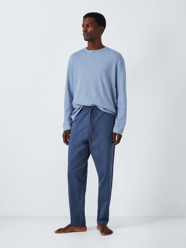 Комплект пижамы с длинным рукавом в стиле хенли John Lewis, Blue Mid
Комплект пижамы с длинным рукавом в стиле хенли John Lewis, Blue Mid