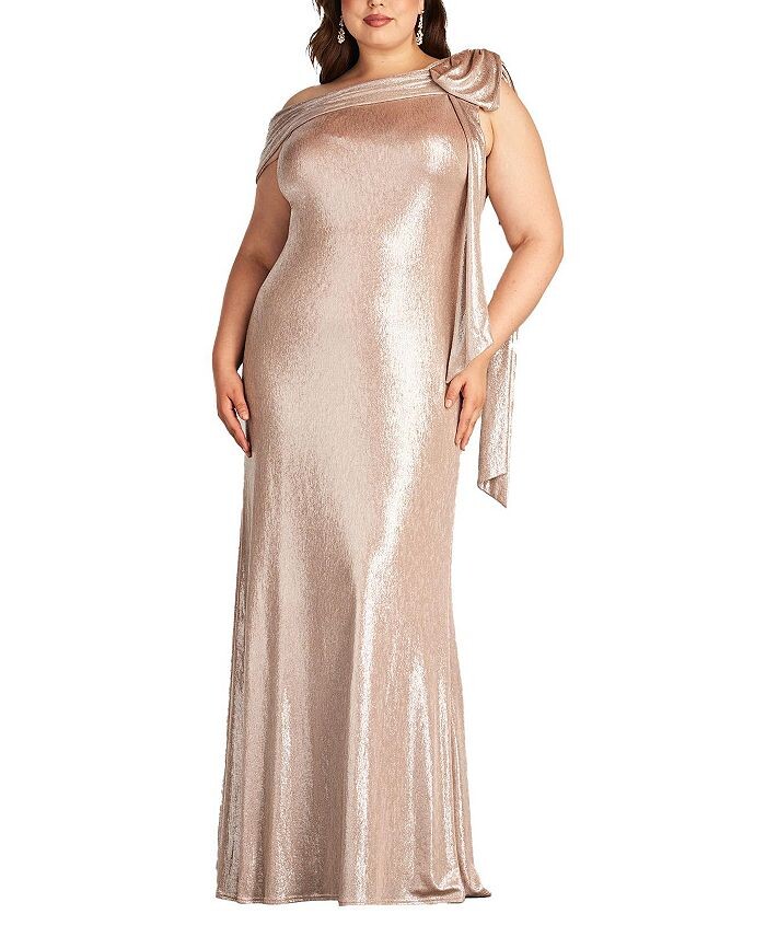 Платье с бантом и плечами Tadashi Shoji Valia - Большие размеры, коричневый/бежевый
Платье с бантом и плечами Tadashi Shoji Valia - Большие размеры, коричневый/бежевый