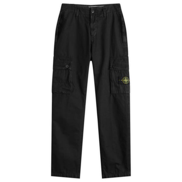 Брюки-Карго из хлопчатобумажной парусины с эффектом старины Stone Island, черный
Брюки-Карго из хлопчатобумажной парусины с эффектом старины Stone Island, черный