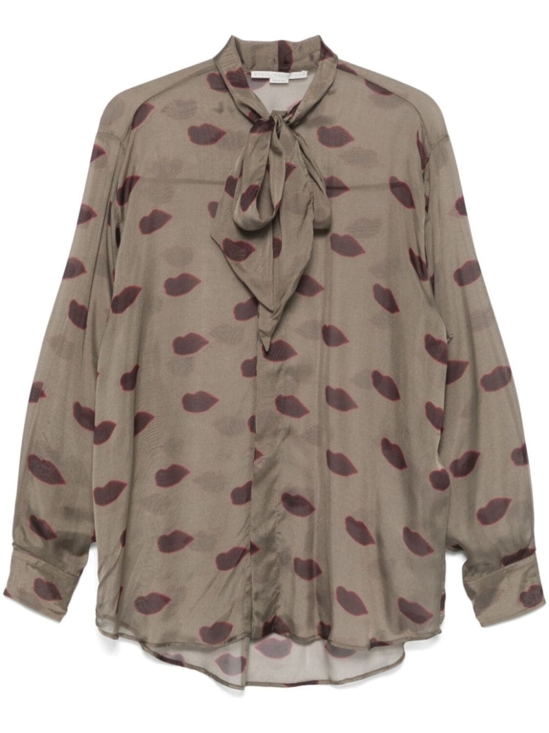 Рубашка с абстрактным принтом Stella McCartney, зеленый
Рубашка с абстрактным принтом Stella McCartney, зеленый