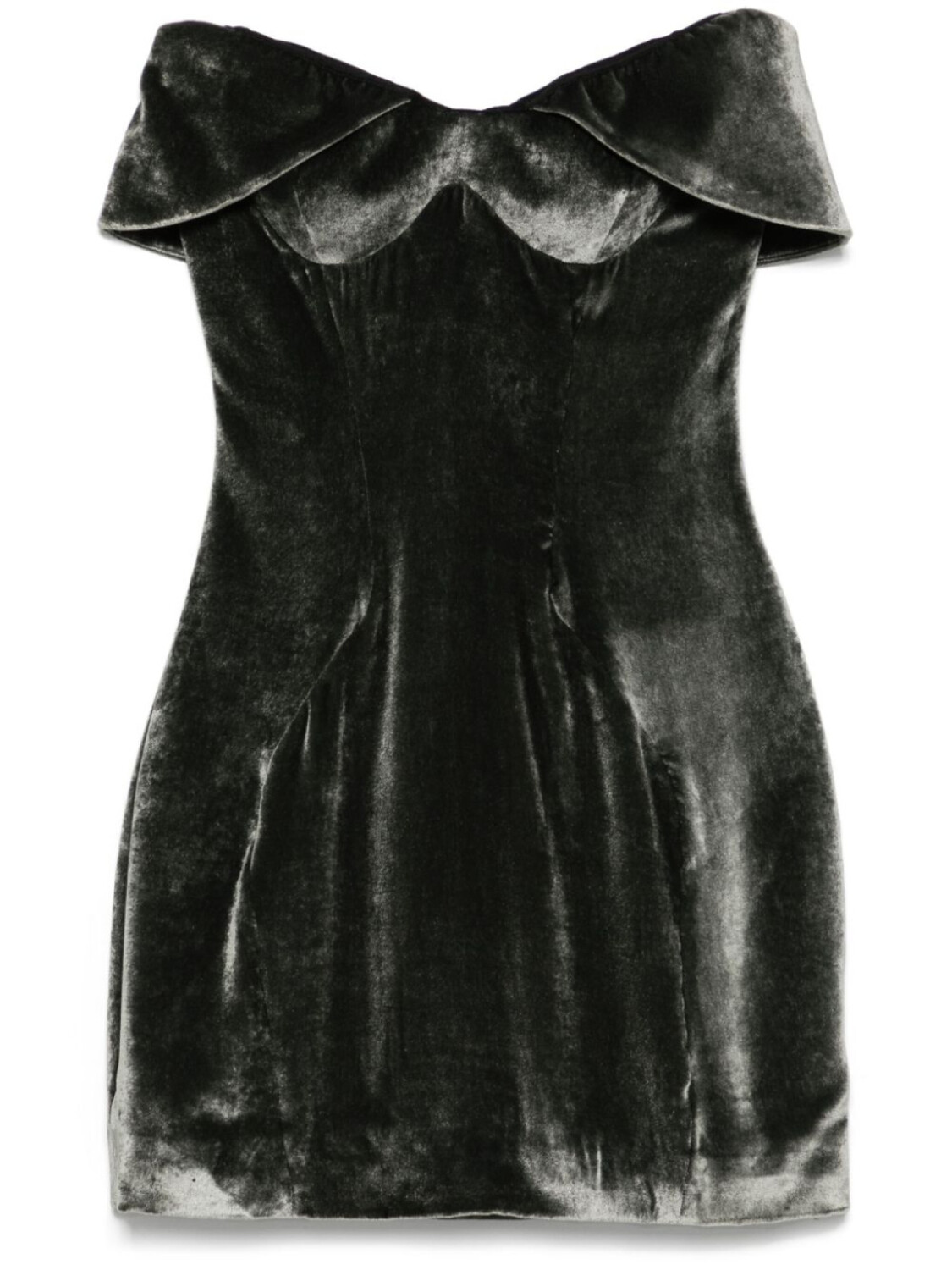 Mugler бархатное платье мини, серый
Mugler бархатное платье мини, серый