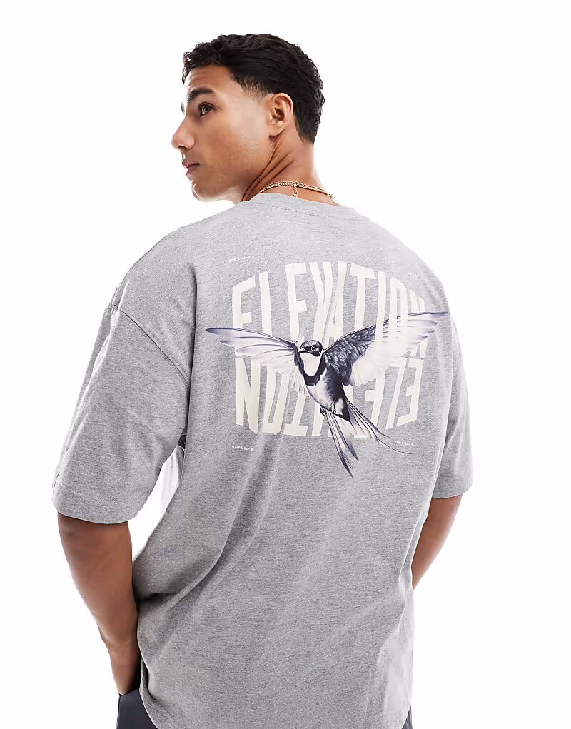 Футболка свободного кроя ASOS DESIGN с принтом птицы серого меланжевого цвета
Футболка свободного кроя ASOS DESIGN с принтом птицы серого меланжевого цвета