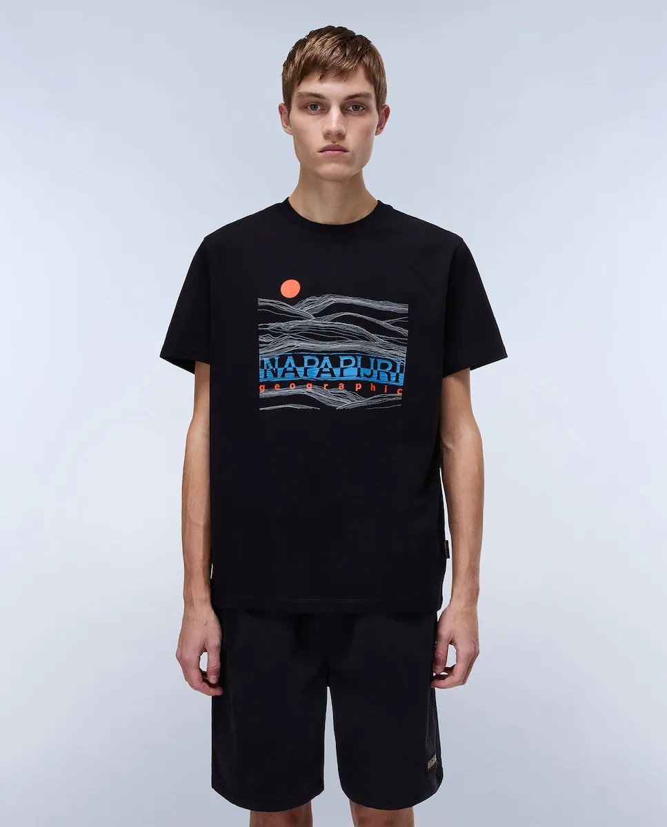 Мужская футболка с коротким рукавом Buti SS Napapijri, черный
Мужская футболка с коротким рукавом Buti SS Napapijri, черный