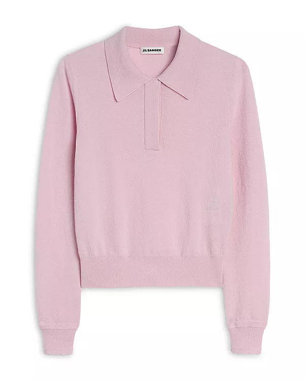 Шерстяной поло-свитер Jil Sander, розовый
Шерстяной поло-свитер Jil Sander, розовый