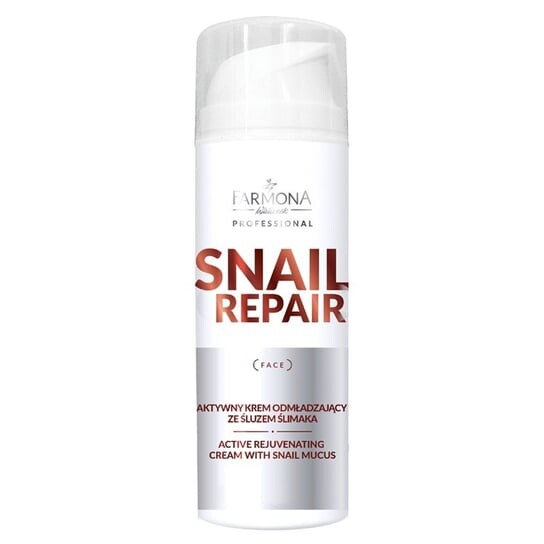 Активный омолаживающий крем со слизью улитки, 150 мл Farmona Professional, Snail Repair
Активный омолаживающий крем со слизью улитки, 150 мл Farmona Professional, Snail Repair