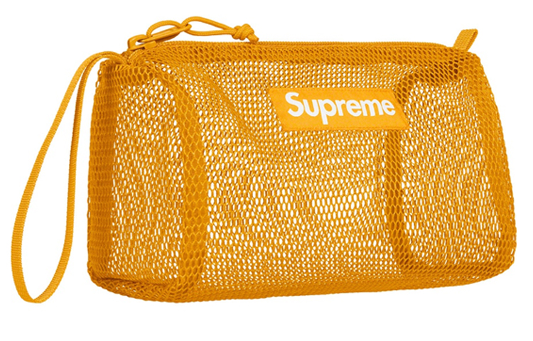 Supreme Нейлоновая косметичка унисекс желтая
Supreme Нейлоновая косметичка унисекс желтая