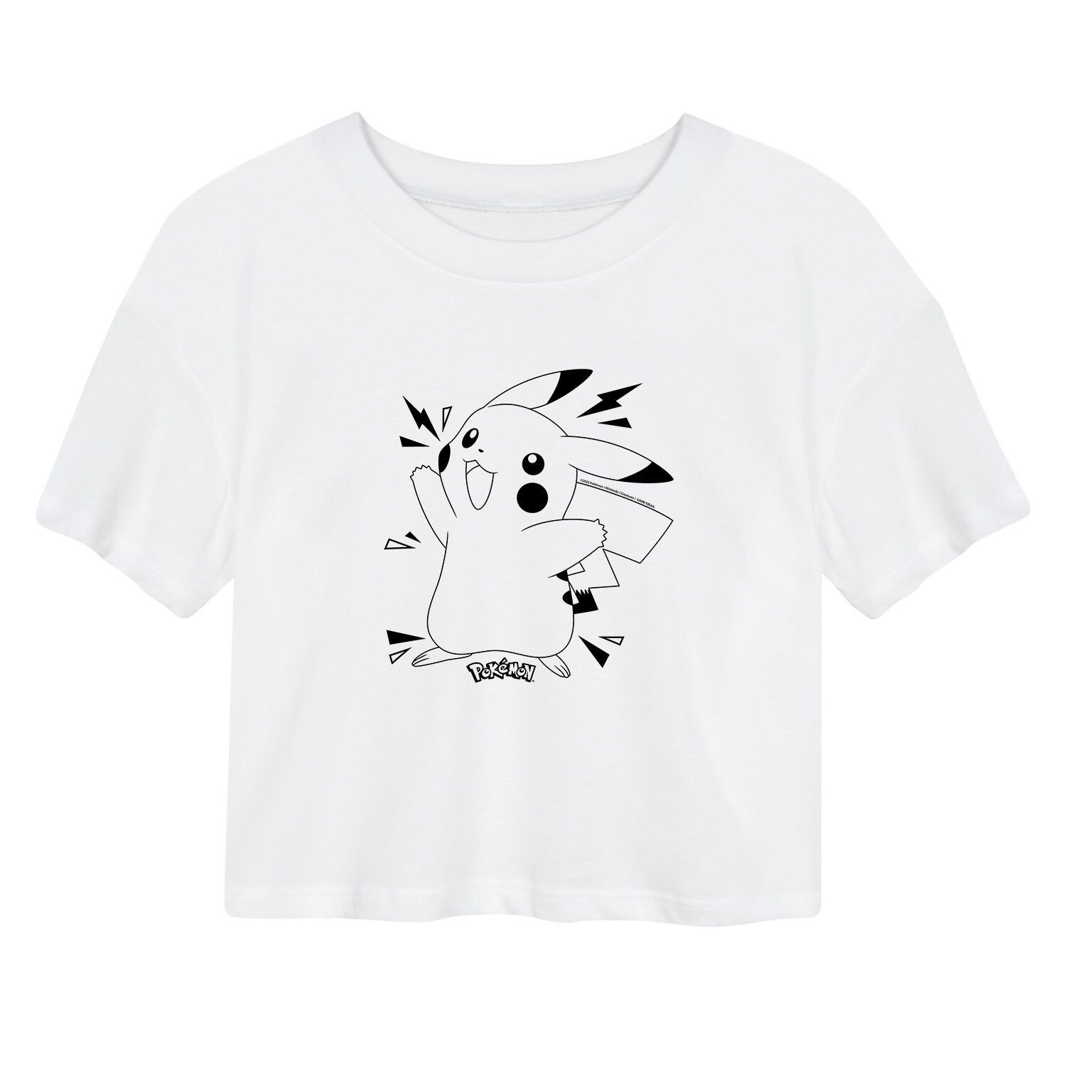 Укороченная футболка для подростков с изображением Покемона Пикачу Декса Licensed Character 
Укороченная футболка для подростков с изображением Покемона Пикачу Декса Licensed Character