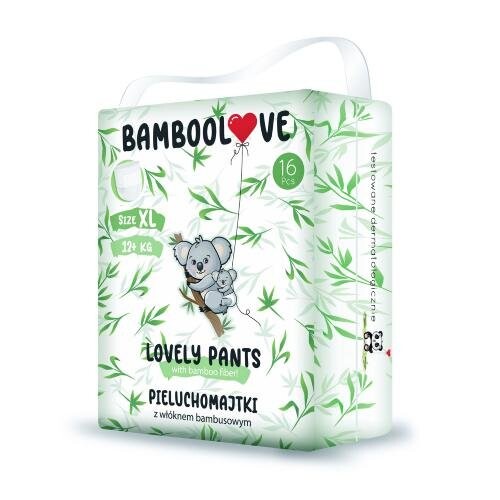 Подгузники Bamboolove Lovely, XL (12+кг), 16 шт
Подгузники Bamboolove Lovely, XL (12+кг), 16 шт