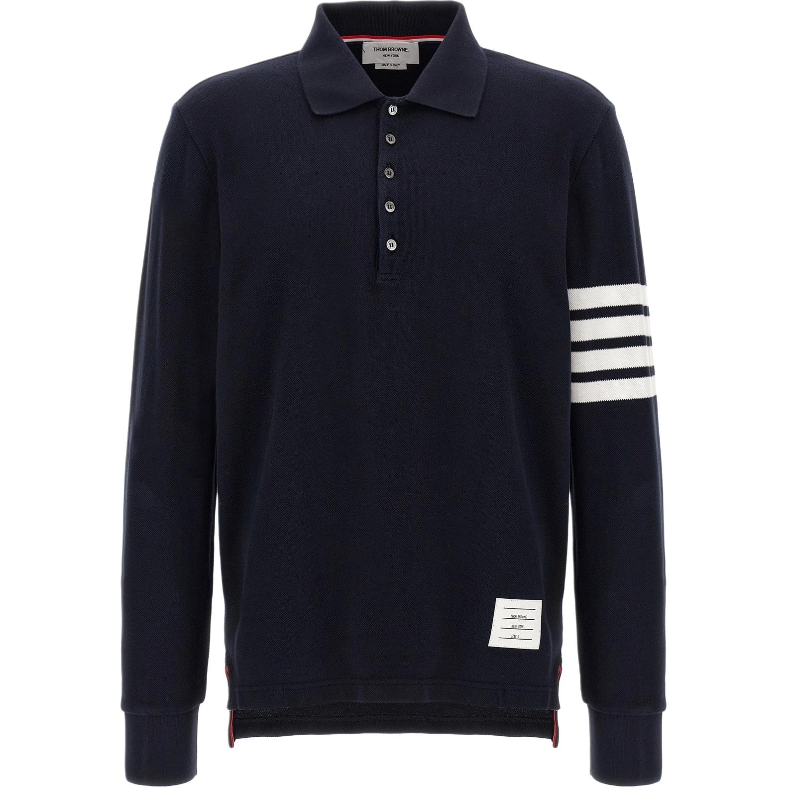 Поло с длинным рукавом 4 bar THOM BROWNE, синий
Поло с длинным рукавом 4 bar THOM BROWNE, синий