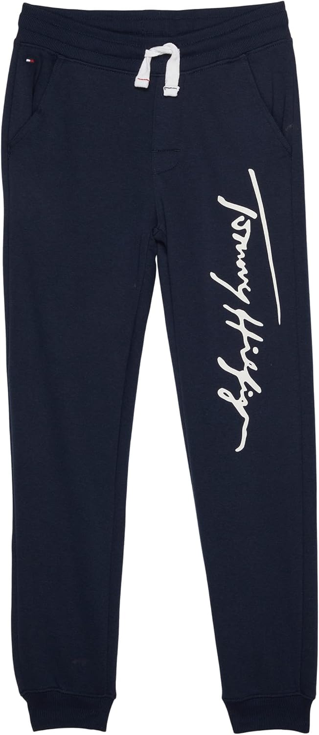 Флисовые спортивные брюки-джоггеры Tommy Hilfiger для мальчиков, застежка на шнурок, Navy Blazer Script
Флисовые спортивные брюки-джоггеры Tommy Hilfiger для мальчиков, застежка на шнурок, Navy Blazer Script