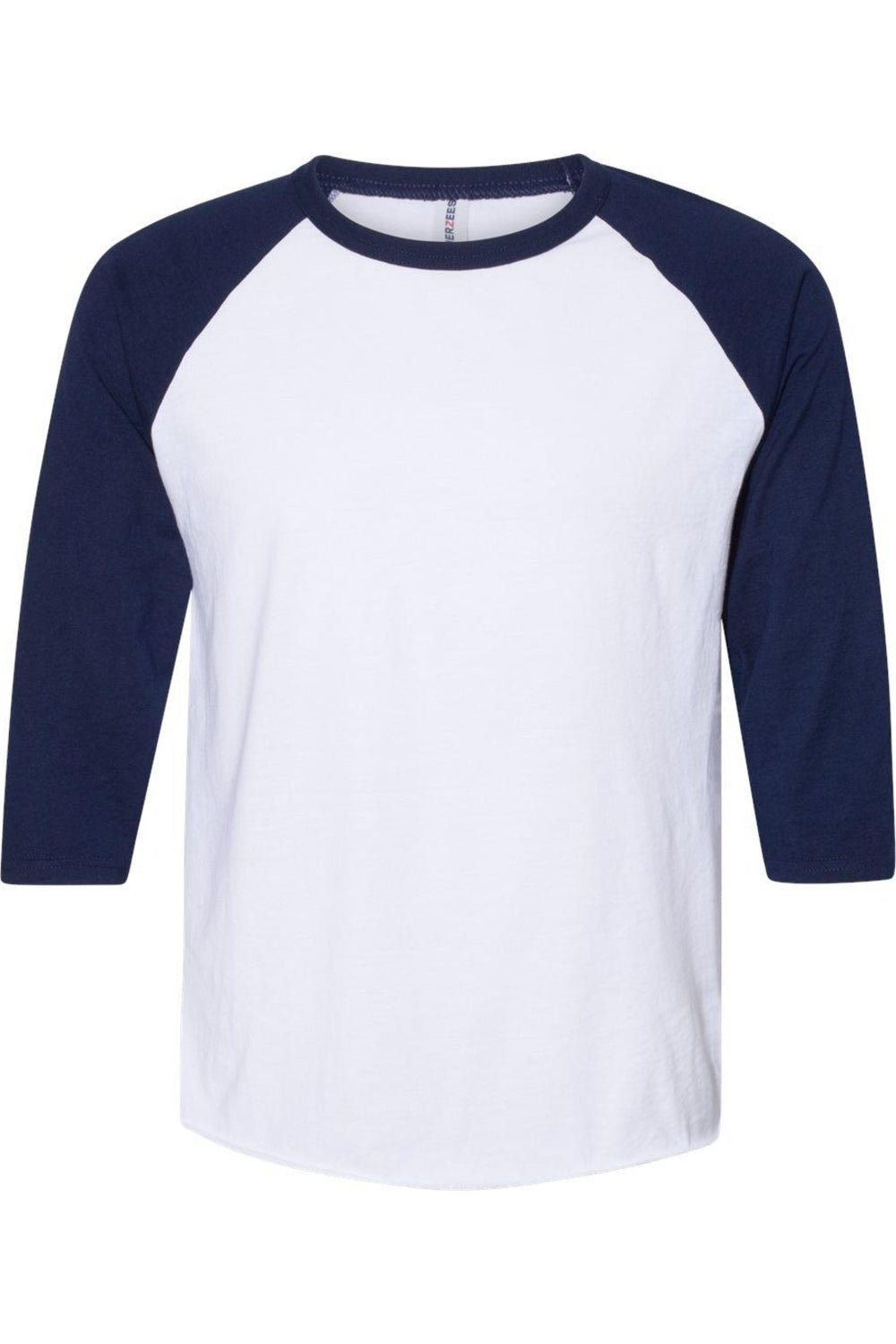 Футболка бейсбольная JERZEES Premium Blend Ringspun с рукавом реглан три четверти, белый/темно-синий
Футболка бейсбольная JERZEES Premium Blend Ringspun с рукавом реглан три четверти, белый/темно-синий