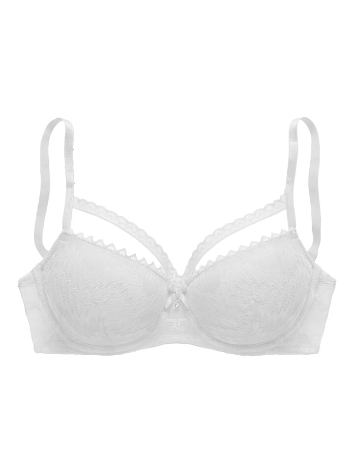 Бюстгальтер на косточках LASCANA, белый
Бюстгальтер на косточках LASCANA, белый