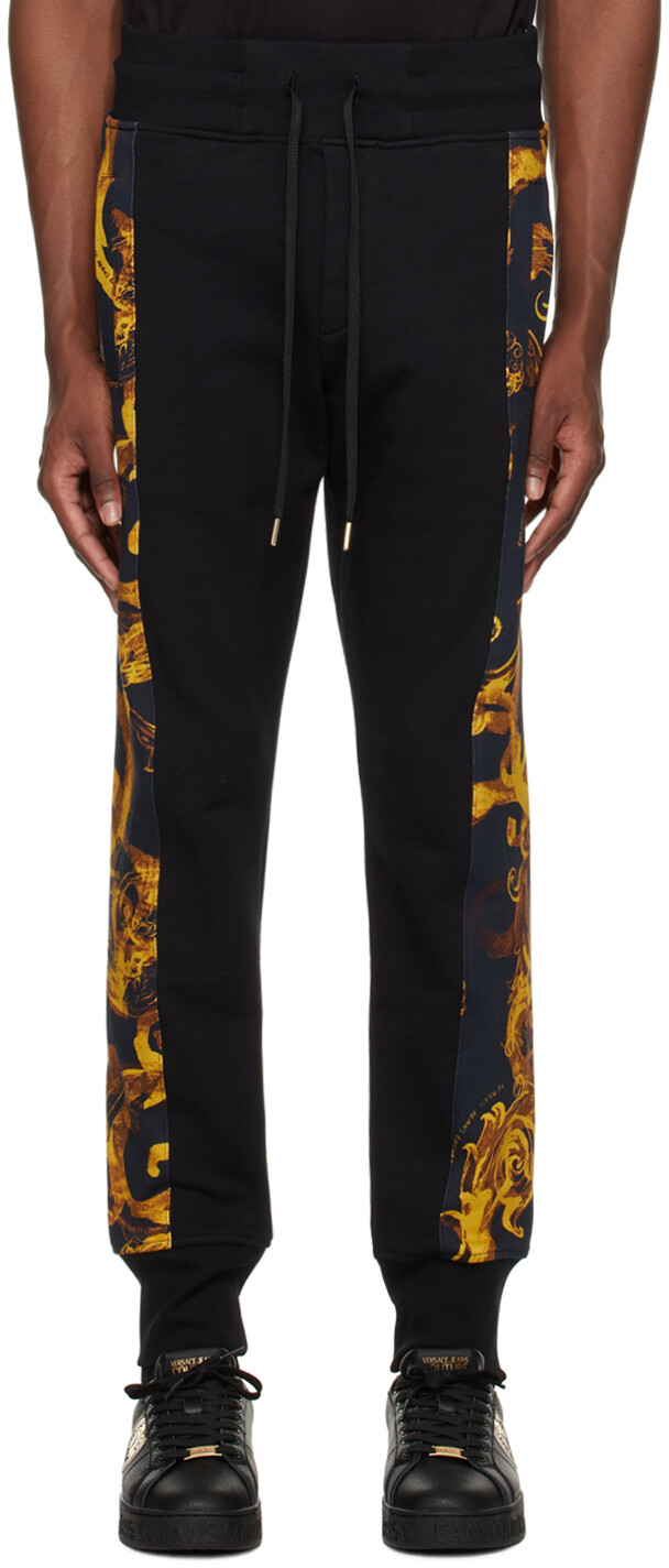 Черные спортивные штаны Watercolor Couture Versace Jeans Couture, цвет Black/Gold
Черные спортивные штаны Watercolor Couture Versace Jeans Couture, цвет Black/Gold