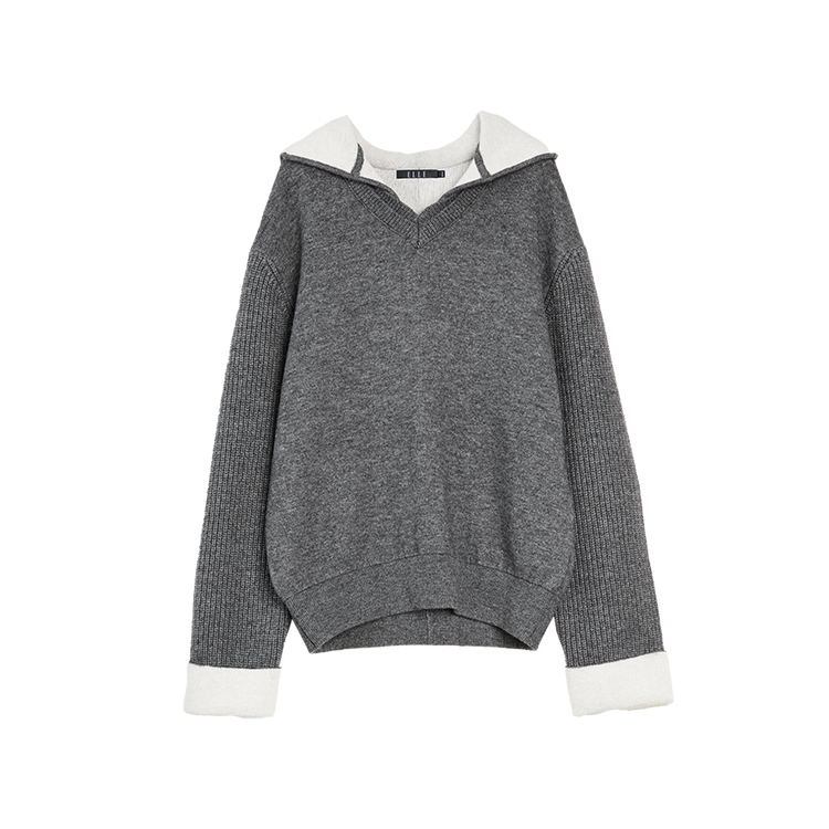 ELLE Свитер женский темно-серый с капюшоном Moderate Others
ELLE Свитер женский темно-серый с капюшоном Moderate Others