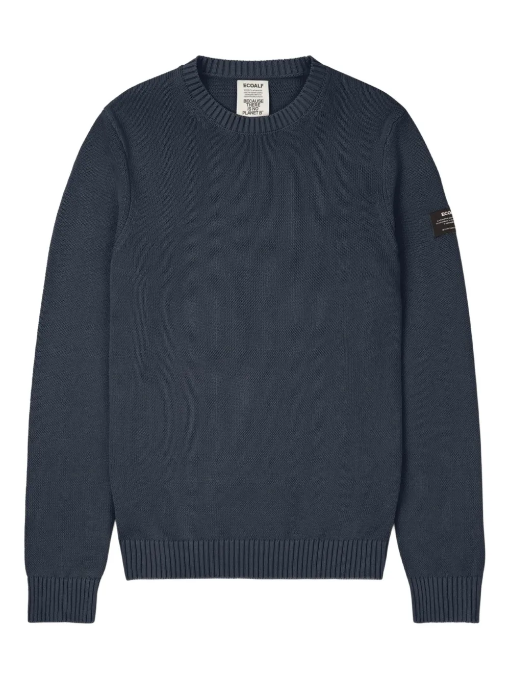 Свитер с круглым вырезом и нашивкой-логотипом Ecoalf, синий
Свитер с круглым вырезом и нашивкой-логотипом Ecoalf, синий