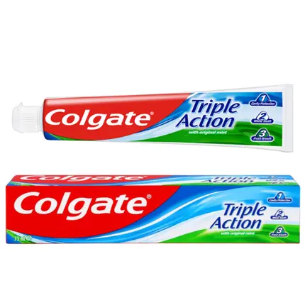 Зубная паста Colgate тройного действия 75 мл
Зубная паста Colgate тройного действия 75 мл