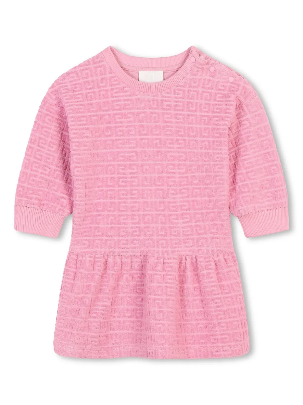 Платье с логотипом Givenchy Kids, розовый 
Платье с логотипом Givenchy Kids, розовый