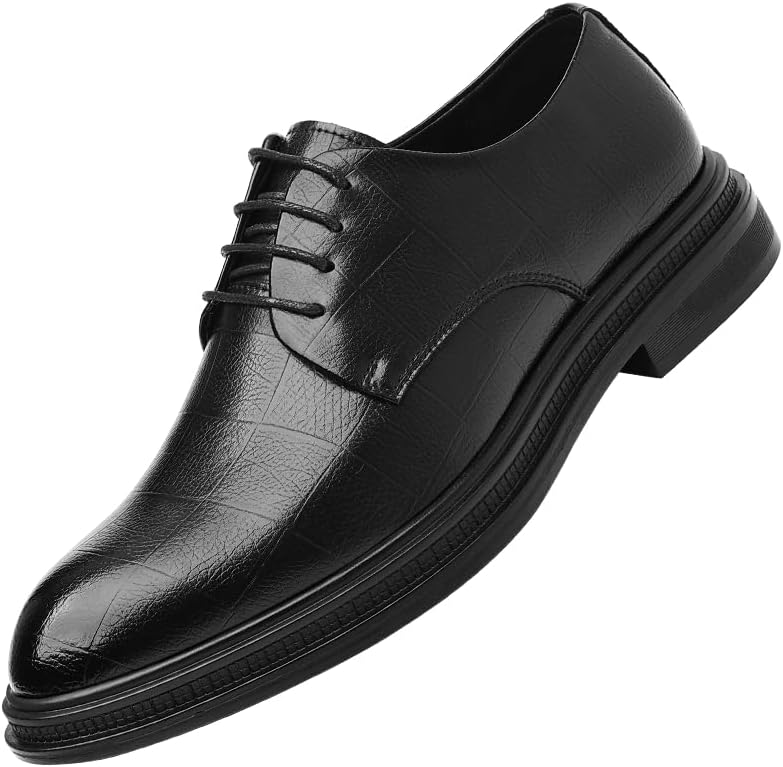 Мужские зауженные кожаные туфли на шнуровке, гладкие, модные, формальные, низкие повседневные, подходят для работы в офисе, церкви и свадеб Igzbibg, черный
Мужские зауженные кожаные туфли на шнуровке, гладкие, модные, формальные, низкие повседневные, подходят для работы в офисе, церкви и свадеб Igzbibg, черный