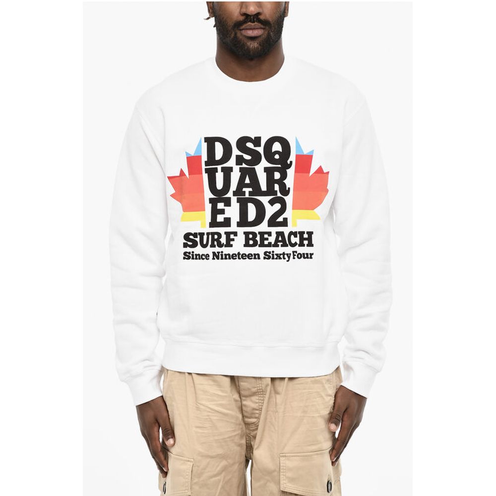 Свитшот из хлопка с флисом и круглым вырезом с принтом Dsquared2, Black and White
Свитшот из хлопка с флисом и круглым вырезом с принтом Dsquared2, Black and White