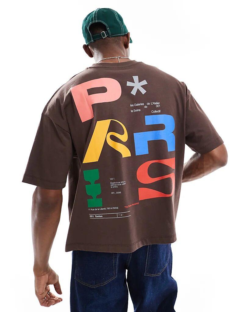 Футболка свободного кроя ASOS DESIGN свободного кроя с городским принтом коричневого цвета
Футболка свободного кроя ASOS DESIGN свободного кроя с городским принтом коричневого цвета