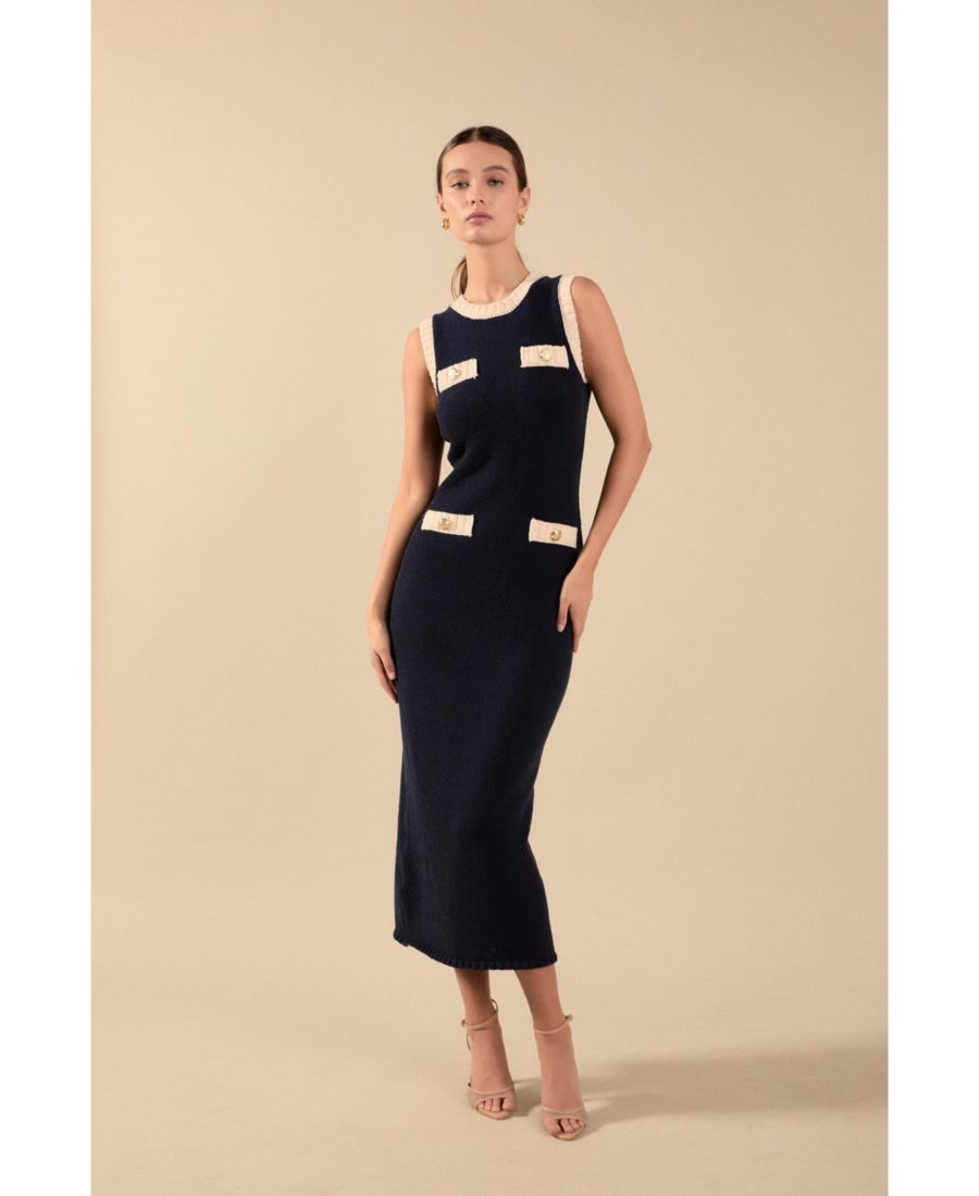 Женское вязаное крючком макси-платье endless rose, Navy/cream
Женское вязаное крючком макси-платье endless rose, Navy/cream