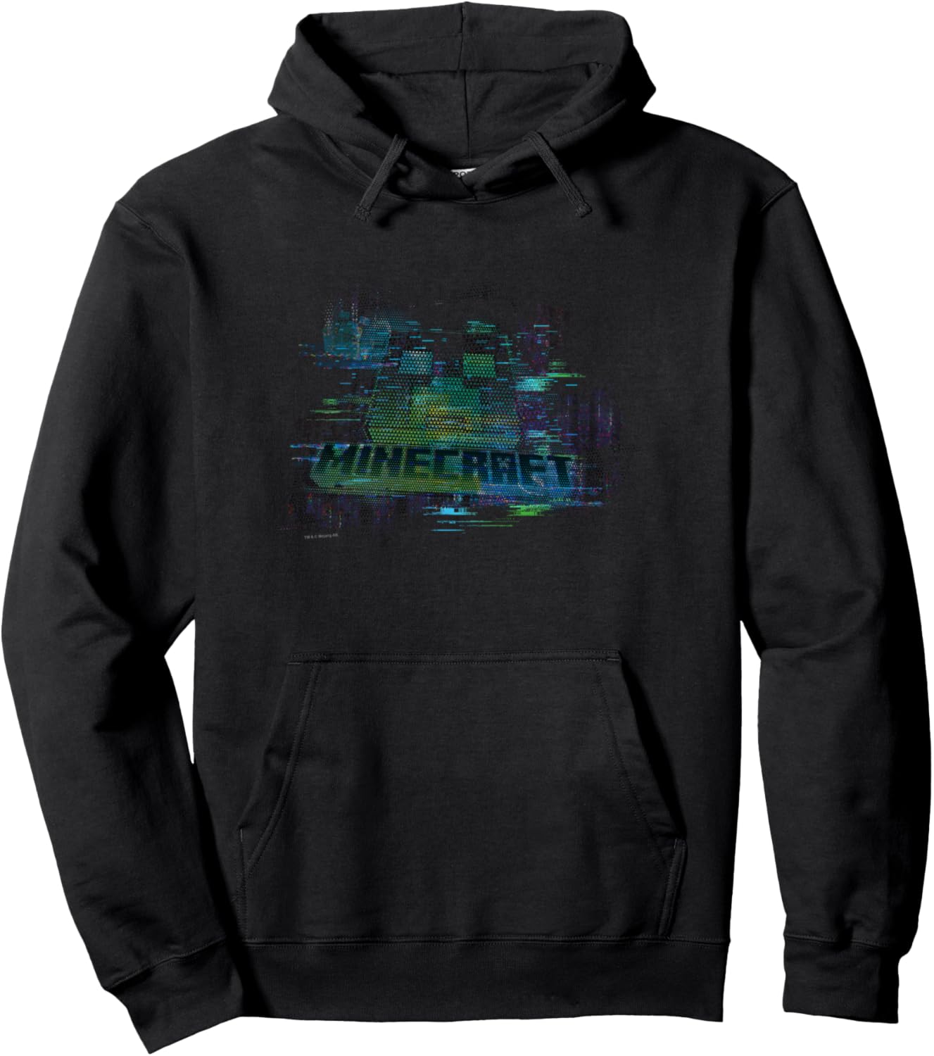 Худи с винтажным логотипом головы крипера из Minecraft и эффектом глюка, черный
Худи с винтажным логотипом головы крипера из Minecraft и эффектом глюка, черный