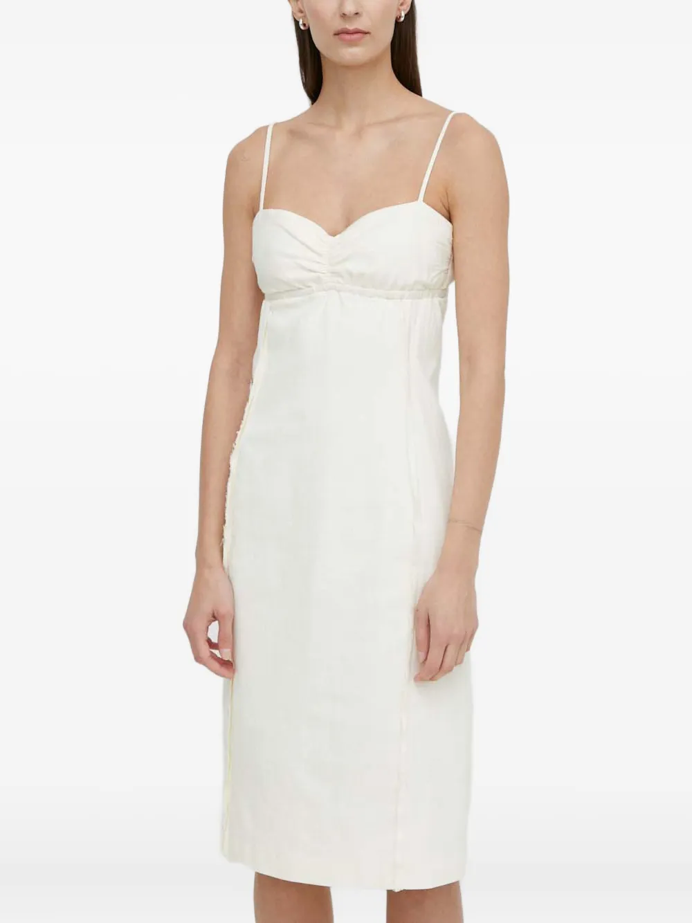 Платье миди со сборками Samsoe Samsoe, белый
Платье миди со сборками Samsoe Samsoe, белый