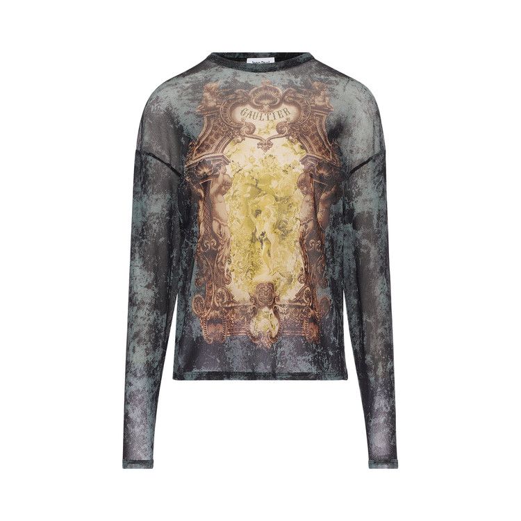 Свитер Jean Paul Gaultier Médaillon Printed Mesh Oversized Crewneck Top, Black
Свитер Jean Paul Gaultier Médaillon Printed Mesh Oversized Crewneck Top, Black