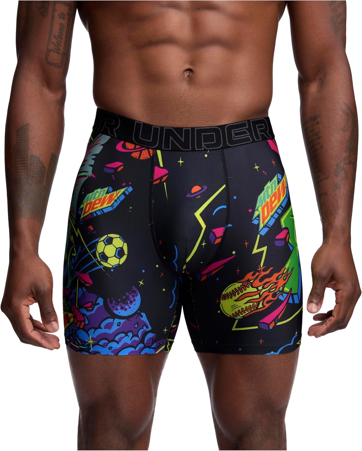 Under Armour мужские боксеры Performance Tech Mesh Print Singles, 6", Multi Sport Mountain Dew-Single
Under Armour мужские боксеры Performance Tech Mesh Print Singles, 6", Multi Sport Mountain Dew-Single