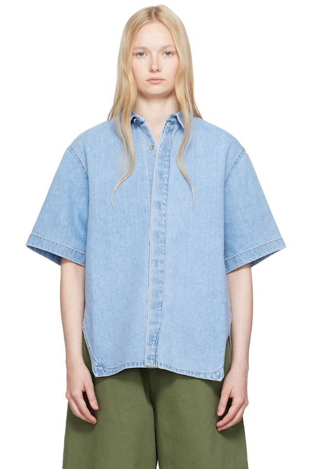 Полурукав. Джимсовая рубашка 57 Ader Error, синий
Полурукав. Джимсовая рубашка 57 Ader Error, синий