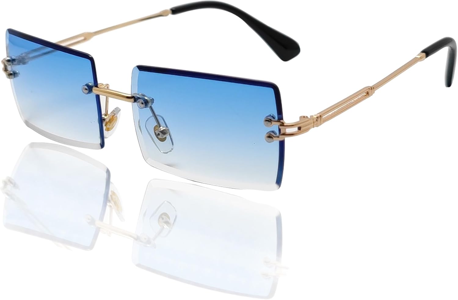 Прямоугольные солнцезащитные очки для женщин и мужчин, модные ретро-очки без оправы с тонированными линзами, стильные солнцезащитные очки 2025 года Mriendao, Blue Gradient
Прямоугольные солнцезащитные очки для женщин и мужчин, модные ретро-очки без оправы с тонированными линзами, стильные солнцезащитные очки 2025 года Mriendao, Blue Gradient