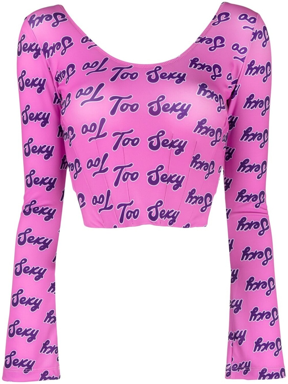 Укороченный топ с длинными рукавами Natasha Zinko, розовый
Укороченный топ с длинными рукавами Natasha Zinko, розовый