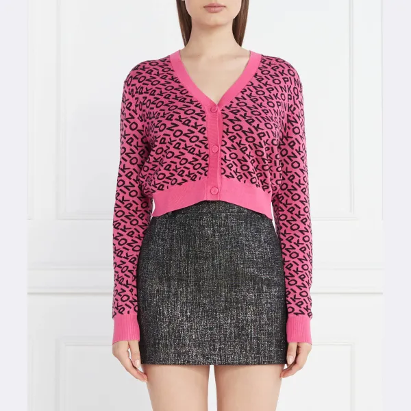 Кардиган классического кроя с добавлением шерсти Pinko, розовый
Кардиган классического кроя с добавлением шерсти Pinko, розовый