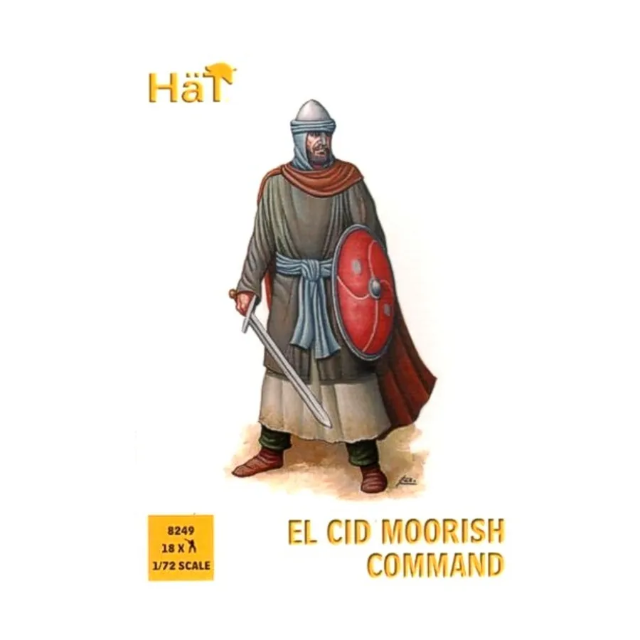 Эль Сид Мавританское командование, Historical Plastic Military Figures - Medieval (1:72) (Hat Industries)
Эль Сид Мавританское командование, Historical Plastic Military Figures - Medieval (1:72) (Hat Industries)