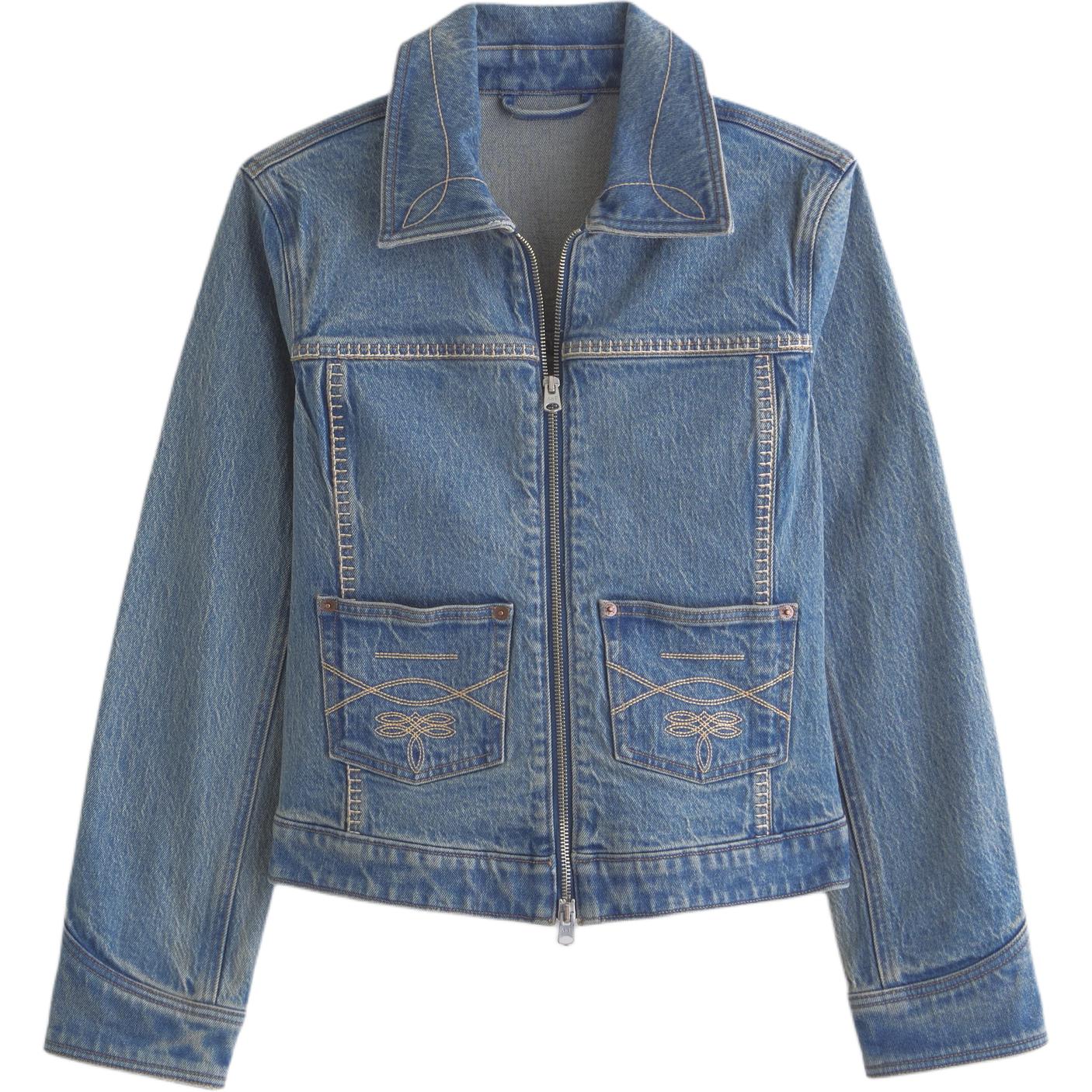 Женская джинсовая куртка из коллаборации с Kemo Sabe Abercrombie&Fitch, синий
Женская джинсовая куртка из коллаборации с Kemo Sabe Abercrombie&Fitch, синий