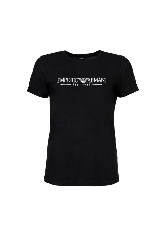 Футболка - повседневная хлопок круглый вырез классический крой Emporio Armani, черный
Футболка - повседневная хлопок круглый вырез классический крой Emporio Armani, черный